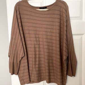 Beautiful tan sweater in size 2X.